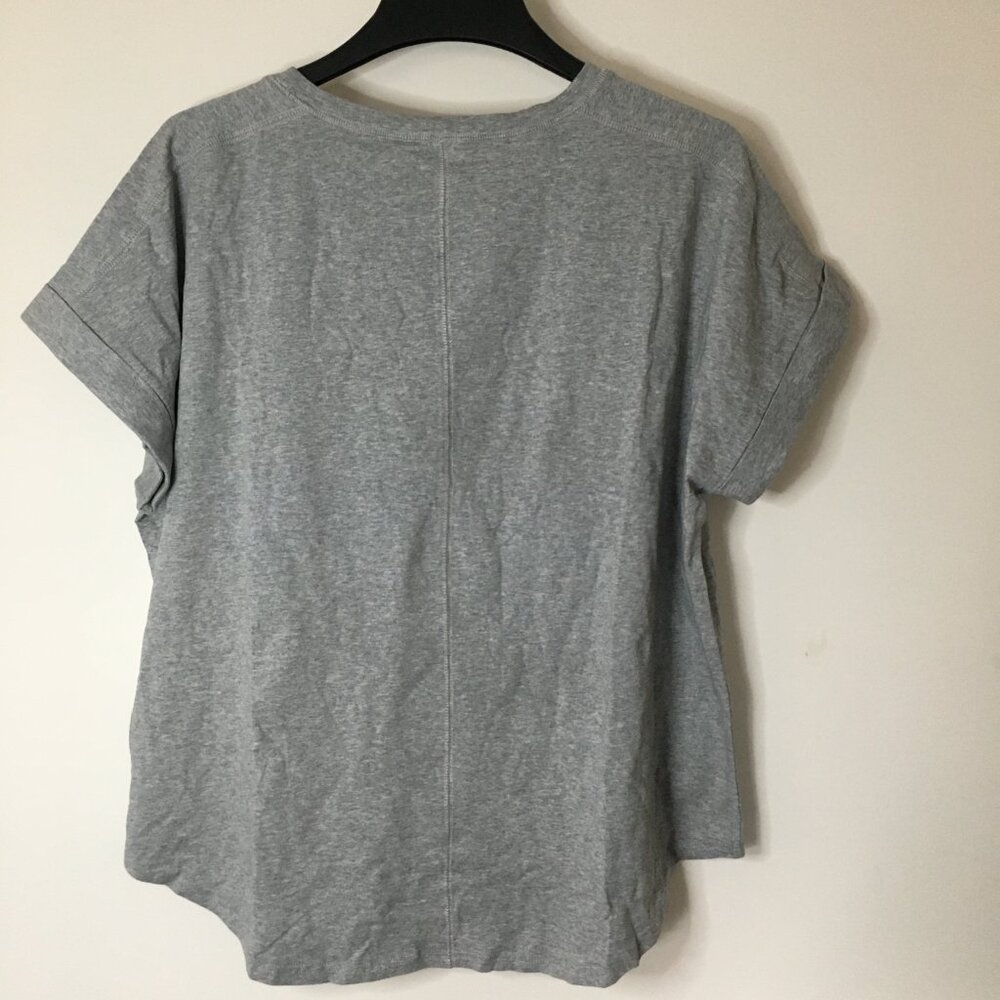 Dokotoo T Shirt for Women Striped Color Block Crewneck Short Sleeve Casual , 2XL - Picture 8 of 8